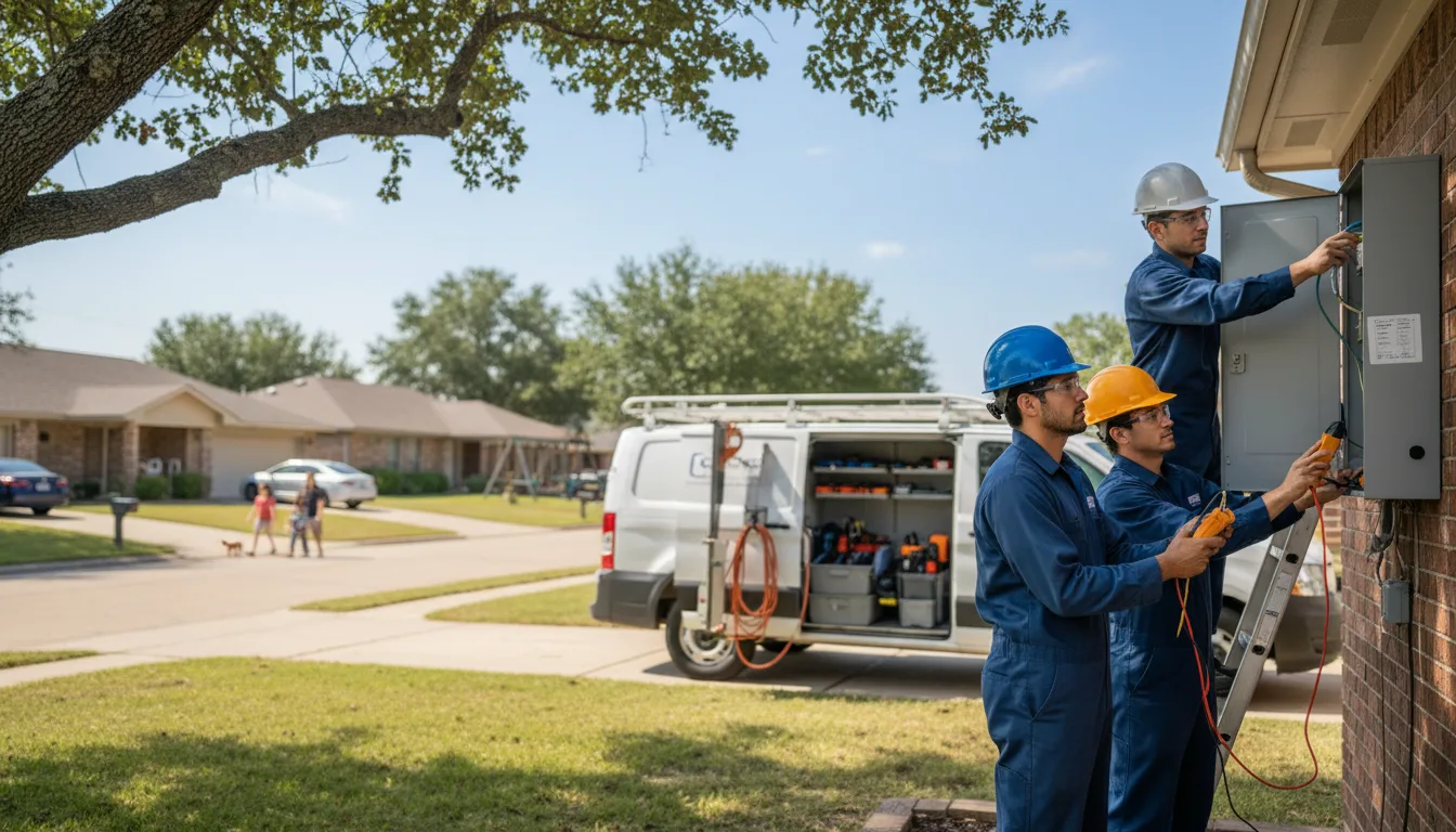 Certified electrician providing emergency electrical services in Lindale, GA